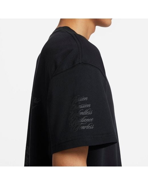 Nike Black Kobe Bryant Short Sleeves Tee 'Mamba Mentality' for men