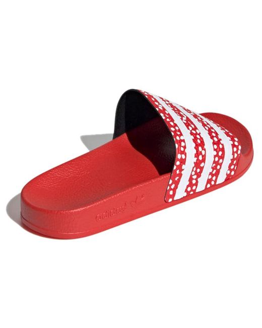 Adidas Red (Wmns) Adilette Slide 'Polka