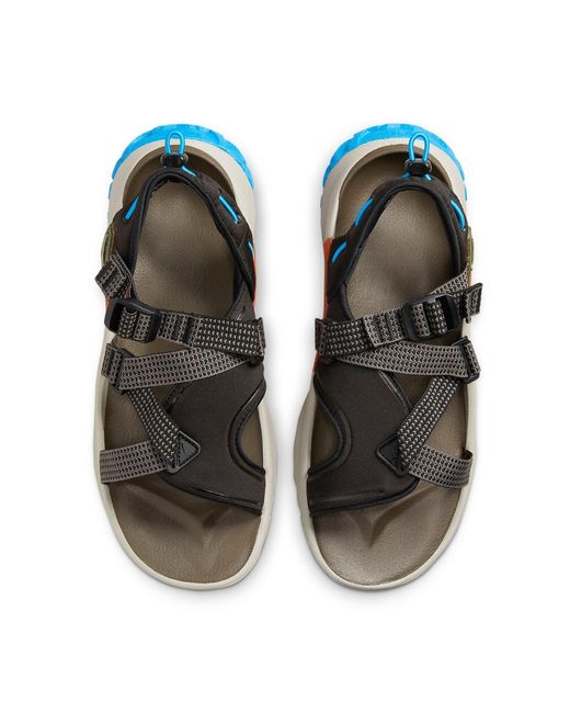 Nike Black Oneonta Sandal Cobblestone' for men
