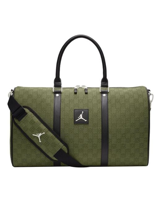 Nike Green Monogram Duffle Bag 20l for men