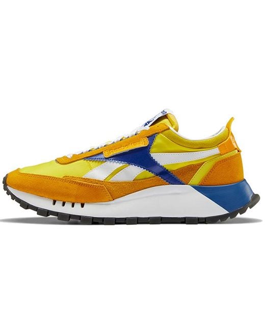 Reebok Yellow Classic Leather Legacy 'Collegiate' for men