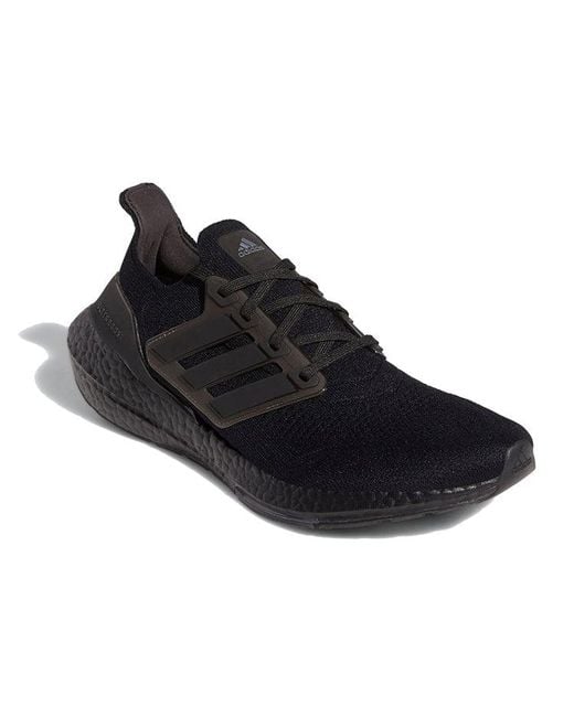Adidas Black Ultraboost 21 'Triple' for men