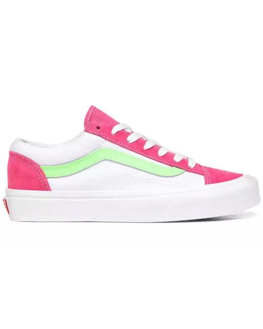 Vans White Style 36 Retro Sport 'Fuchsia' for men