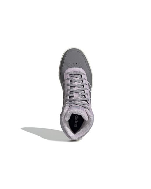 Adidas Gray (Wmns) Hoops 2.0 Mid