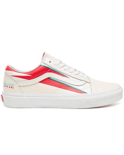 Vans White David Bowie X Old Skool 'Aladdin Sane' for men