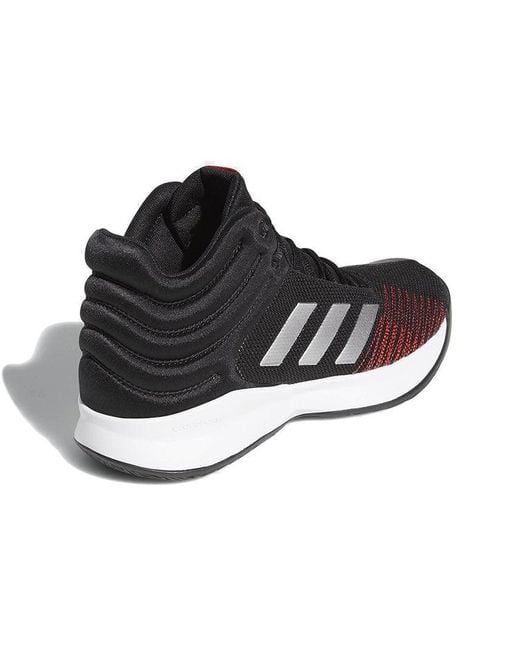 Adidas Black Pro Spark 2018 Basketball Shoes 'Core Scarlet' for men
