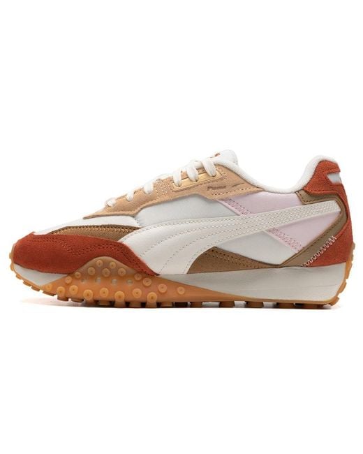 PUMA White Blktop Rider 'Warm Apple Cider'