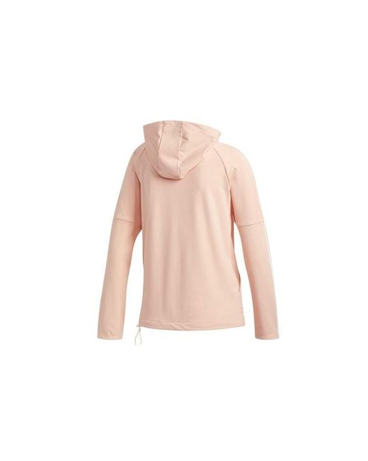 Adidas Pink (Wmns) 3S Fz Hoodie Training Hooded Jacket