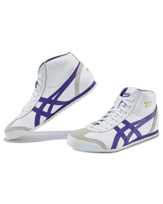 Onitsuka Tiger Blue Mexico Mid Runner for men