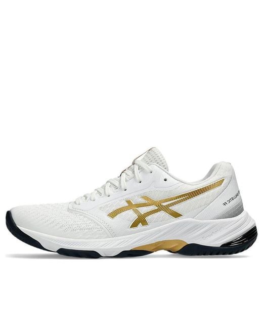 Asics White Netburner Ballistic Ff 3 Pure' for men