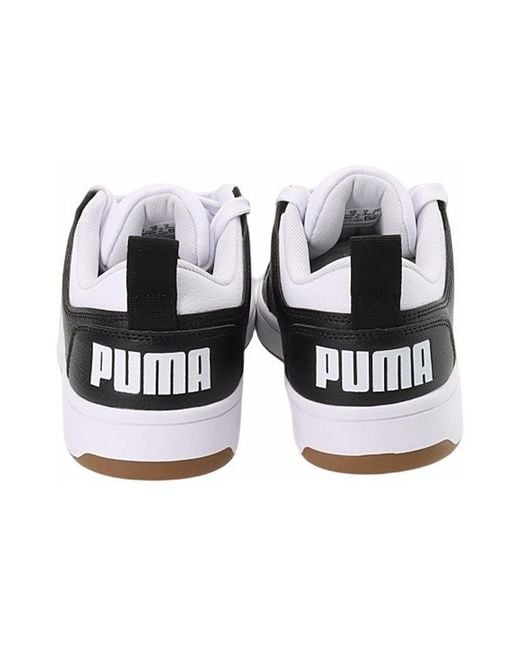 PUMA White Rebound Layup Low Sl for men