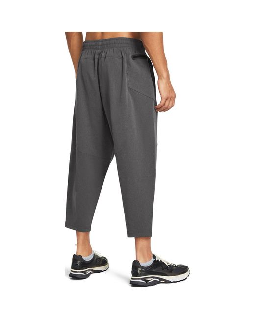 Under Armour Gray Unstoppable Airvent 7/8 Pants for men