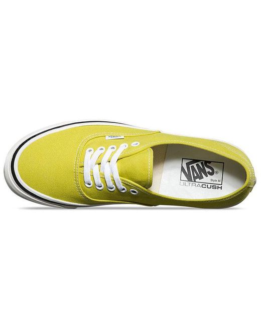 Vans Yellow Authentic 44 Dx 'Mineral' for men
