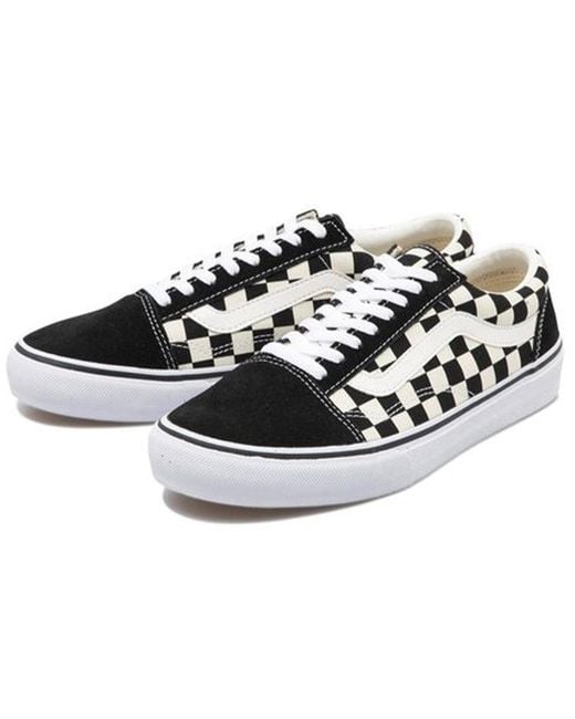 Vans Black Old Skool Dx Check for men