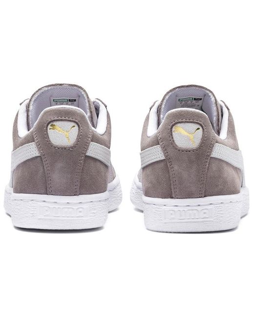 PUMA White Suede Classic+ 'Steeple' for men