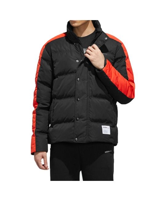 Adidas Blue Neo M Ut Puffer Back Large Logo Casual Down Jacket for men