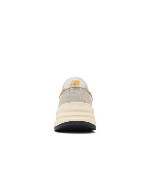 New Balance White 997R 'Dolce Sandstone' for men