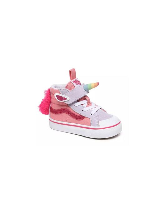 Vans Pink Unicorn Sk8-Hi Reissue 138 V Toddler for men