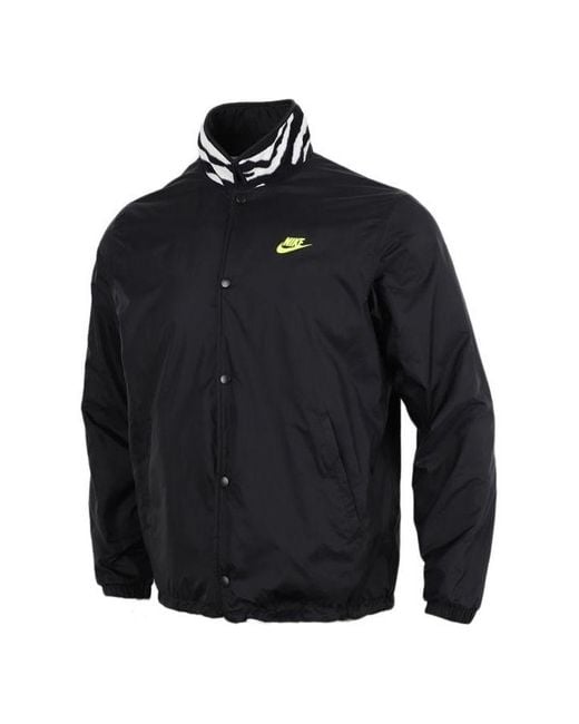Nike Blue Sportswear Coaches Reversible Fleece Jacket for men