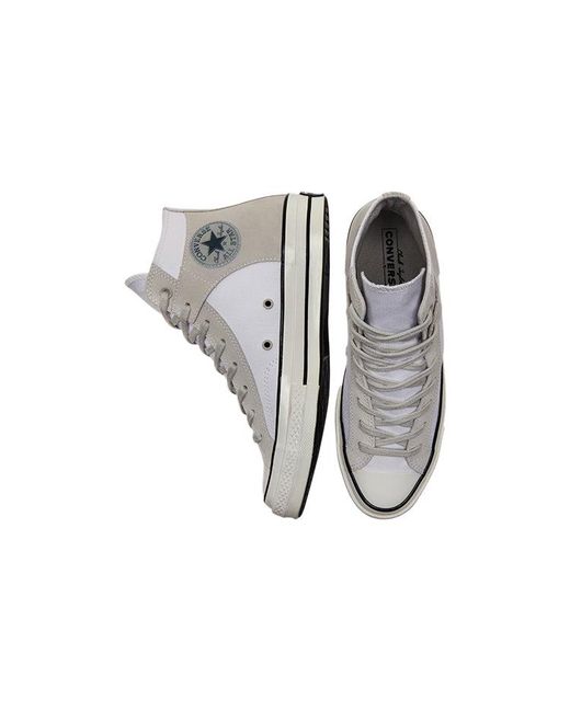Converse White Chuck 70 Crafted Canvas High Mouse'