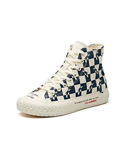 Anta Blue (Wmns) X Agu Life Series Sneakers Canvas High