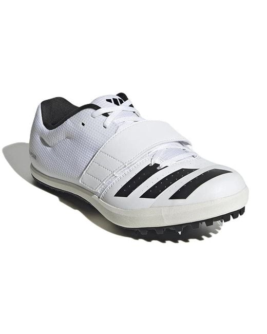 Adidas White Jumpstar Shoes for men