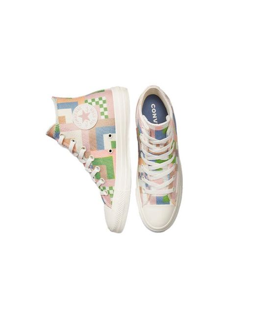 Converse Multicolor (Wmns) Chuck Taylor All Star High 'Crafted Abstract Stripes'