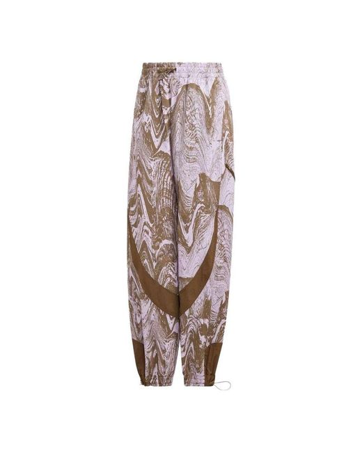 Adidas Brown By Stella Mccartney Truecasuals Woven Track Pants