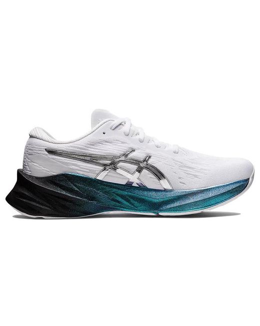 Asics Blue Novablast 3 Platinum Pure' for men