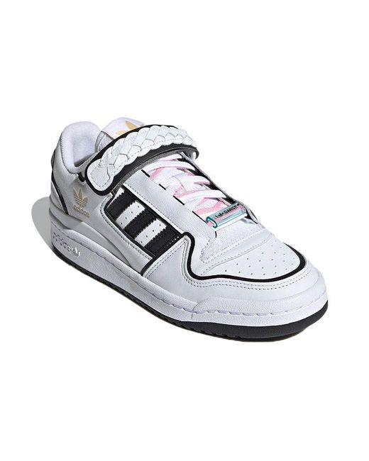 Adidas White (Wmns) Forum Plus 'I Love Dance'