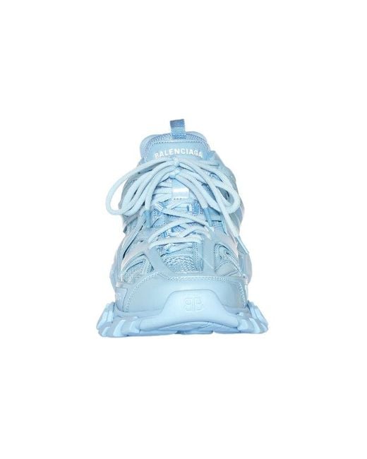Balenciaga Blue Track Sneaker 'Metallic Light' for men