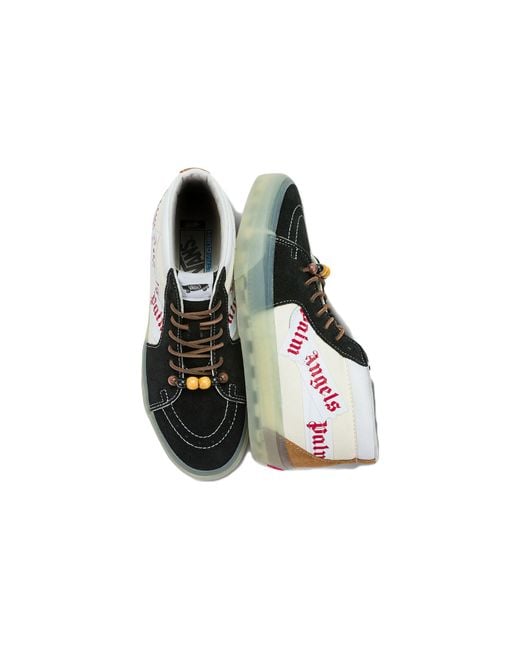 Vans White Sk8 Mid Lx "Palm Angels" for men