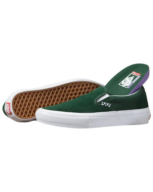 Vans Green Skate Slip-On for men