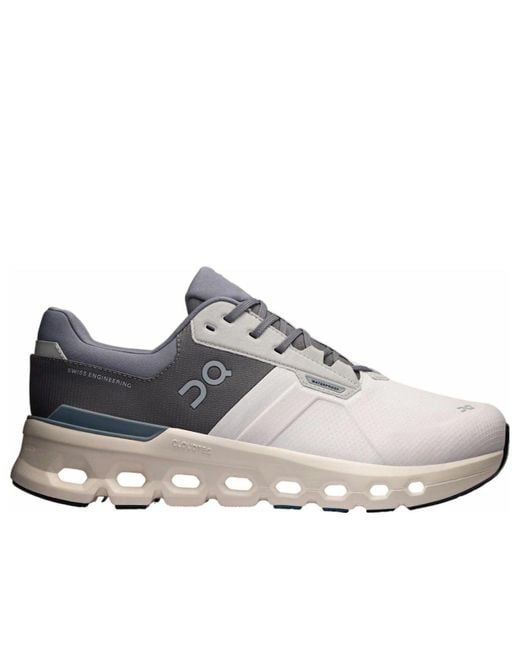 On Shoes Blue Cloudrunner 2 Waterproof 'Wolf Dust' for men