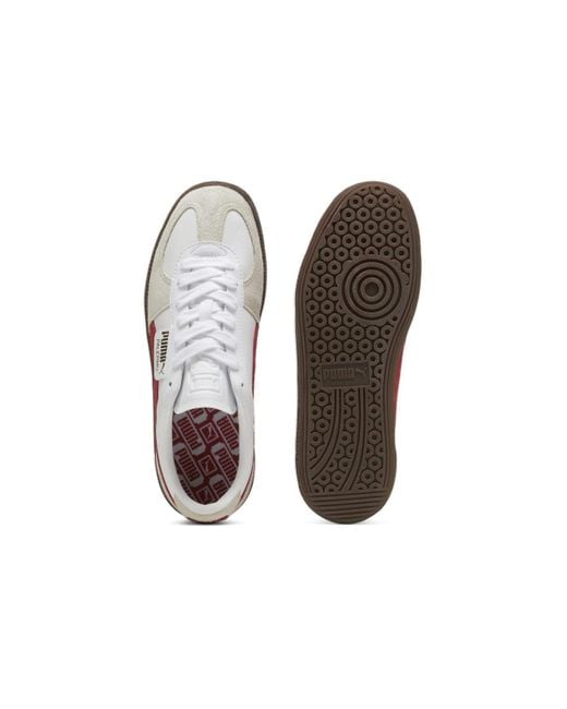 PUMA White Palermo Leather Club' for men