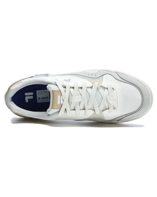 Fila White Classic Skate Shoes for men