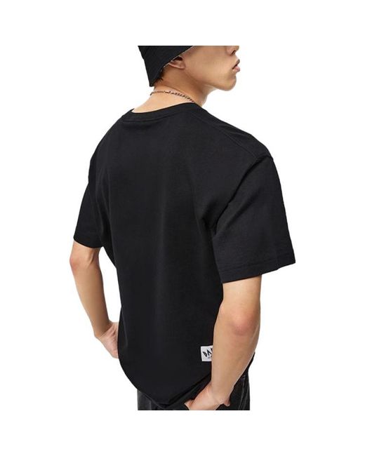 Li-ning Black X Anti-Wu Badfive Casual Graphic Print Tee for men
