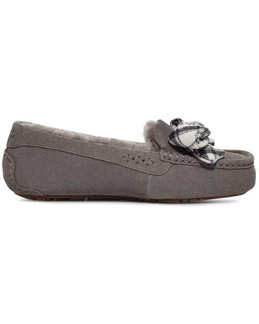 Ugg Gray (Wmns) Ansley Plaid Bow 'Charcoal'