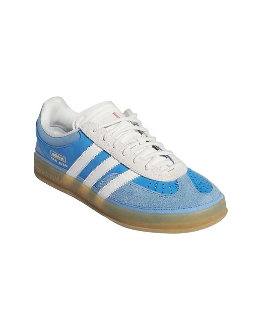 Adidas Blue X Bad Bunny Gazelle Indoor 'San Juan' for men