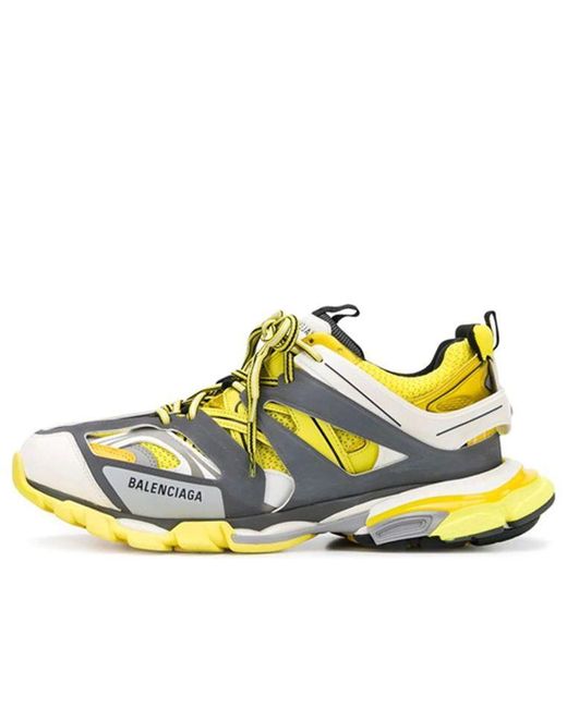 Balenciaga Track Trainer in Yellow for Men | Lyst