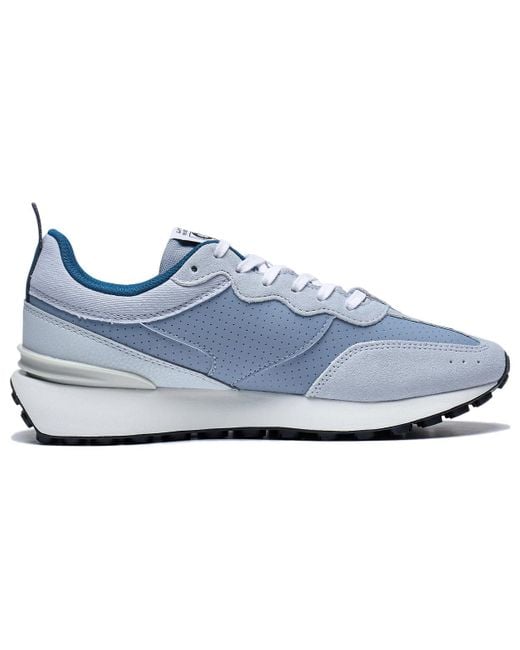Li-ning Blue Cosmos Classic Trainers Retro Walking Shoes for men