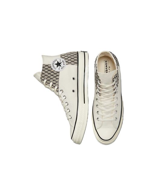 Converse White Chuck 70 High 'Herringbone Patchwork' for men