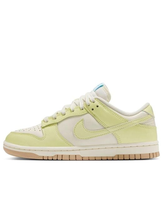Nike White (Wmns) Dunk Low 'Coconut Milk Life Lime'