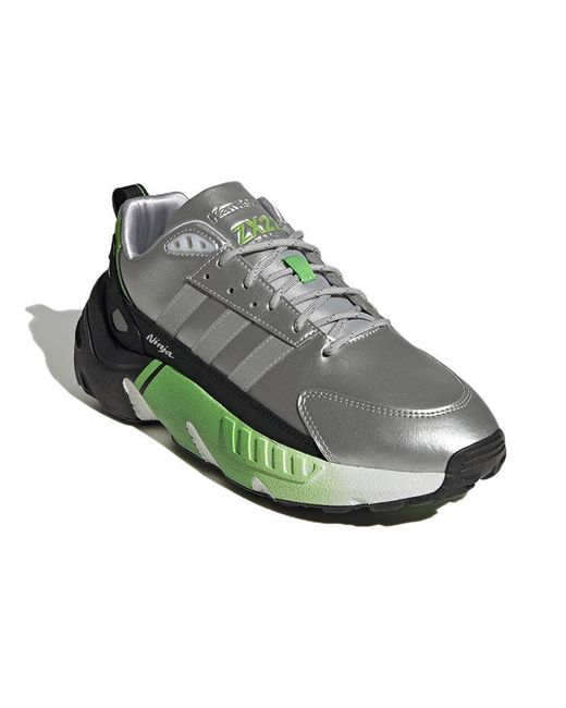Adidas Green Kawasaki Ninja X Zx 22 Boost Metallic' for men