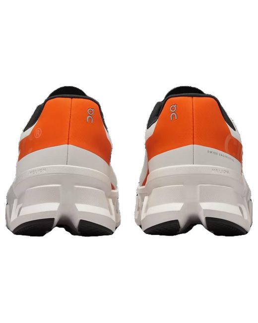 On Shoes White (Wmns) Cloudmonster 'Undyed- Flame' for men