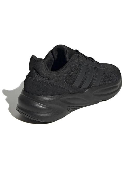 Adidas Black Ozelle Cloudfoam Shoes 'Core' for men