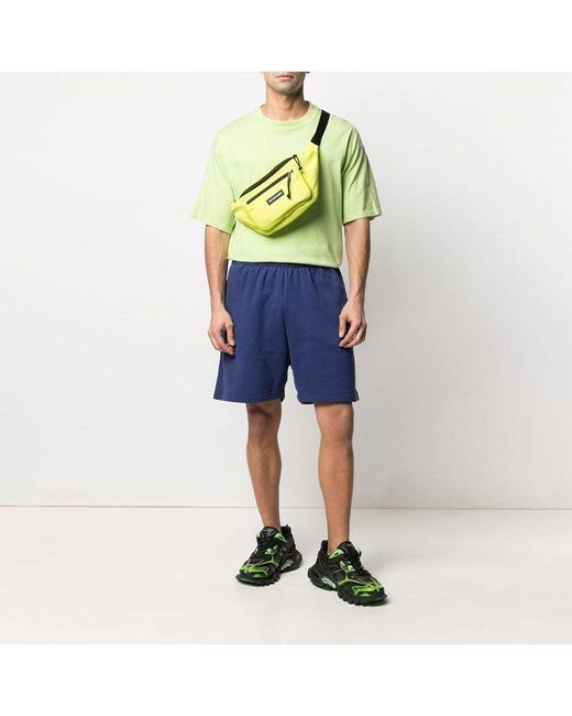 Balenciaga Blue Political Campaign Short for men