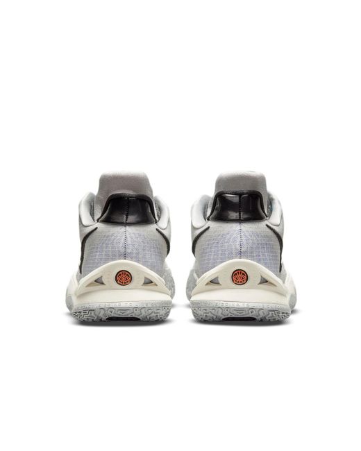 Nike Gray Kyrie Low 4 Ep Fog Sapphire' for men