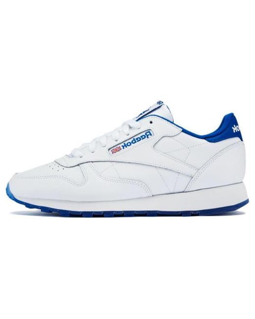 Reebok Blue Classic Leather Ice Shoes Vector' for men