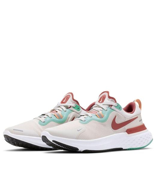 Nike White React Miler 'Light Bone Healing Jade Gelati' for men
